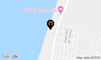 Mapa de Cabañas Las Palmitas en Pedernales