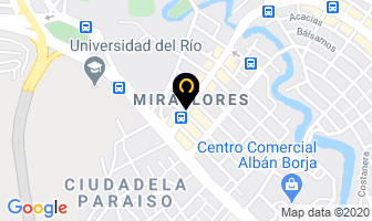 Mapa de Cafe Mirando Al Sur en Guayaquil