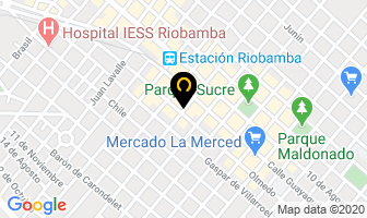 Mapa de Cafe Paola* en Riobamba