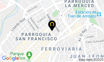 Mapa de Calefones Y Acabados en Ambato