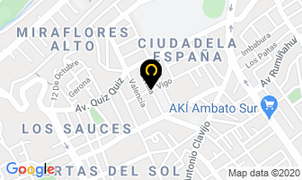 Mapa de Calzado Anabel en Ambato