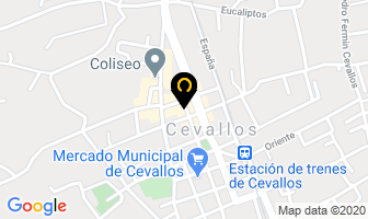 Mapa de Calzafince en Cevallos