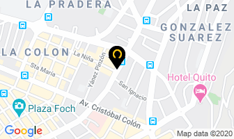 Mapa de CÁmara De Comercio Ecuatoriano - Americana en Quito