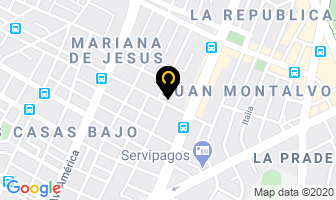 Mapa de Cambridge Kids Escuela 100% BilingÜe en Quito