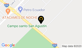 Mapa de Campo Santo “ San Agustin” en La Concordia