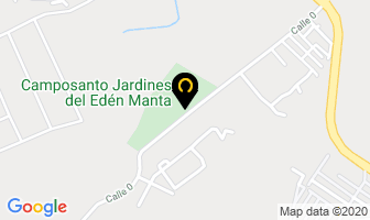 Mapa de Camposanto Jardines Del Edén - Manta en Manta