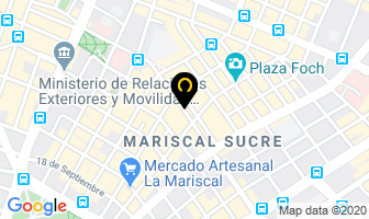 Mapa de Canseco T. NapoleÓn O. en Quito