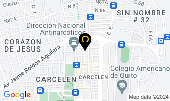 Mapa de Carcelen Juan Tirado en Quito