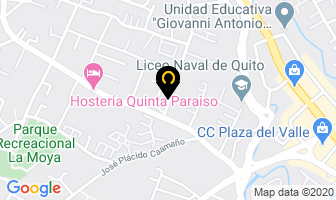 Mapa de Carnes Y Parrilla Del Valle en Quito