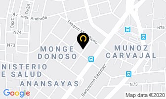 Mapa de Cartones Andinos en Quito