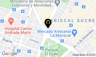 Mapa de Casa Brasil en Quito