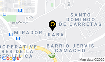 Mapa de Casa De Venta Al Norte De Quito en Quito