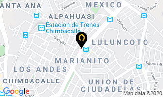 Mapa de Casa Del Corsa F.g. en Quito