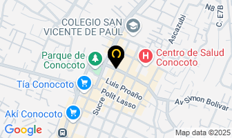 Mapa de Casa Musical Parra en Quito