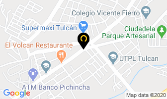 Mapa de Casa Parroquial Cristo Rey en Tulcán