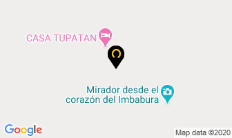 Mapa de Casa Tupatan en Otavalo