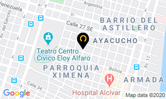 Mapa de Castro Carrasco Moises Dr. en Guayaquil