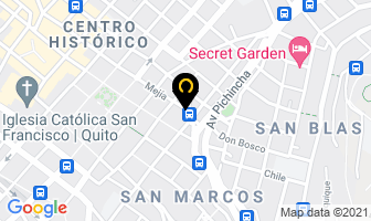 Mapa de Cellmas -Mancero Electronica en Quito
