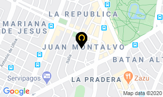 Mapa de Centro Anael en Quito