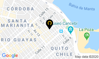Mapa de Centro De Estética “Nardo” en Manta