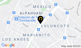 Mapa de Centro De Lavado Taschana en Quito