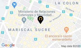 Mapa de Centro De Negocios Amazonas en Quito