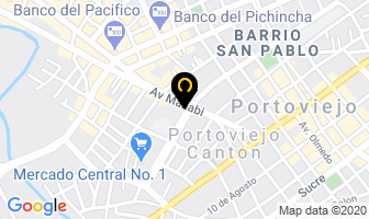 Mapa de Centro Estetico Dental en Portoviejo