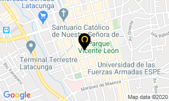 Mapa de Centro Medico Materno Infantil “Alani” en Latacunga