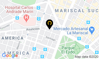 Mapa de Centro Naturista Pura Vida en Quito