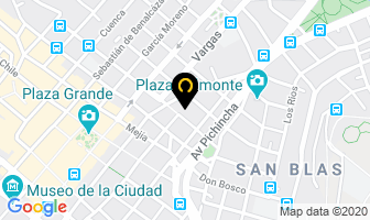 Mapa de Centro Naturista Xavier De La Fe en Quito