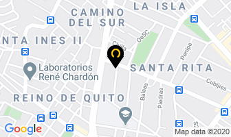 Mapa de Centro Ocupacional “Santa Rita” en Quito