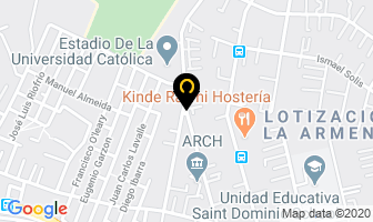 Mapa de Centro Odontologico Ortodent en Quito