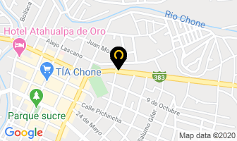 Mapa de Centro Terapeutico Fe Y Alegria en Chone