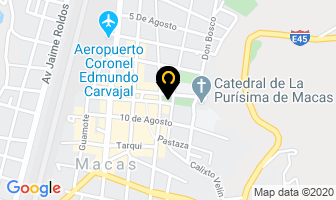Mapa de Centro Turístico “Huerto De Edén” en Macas