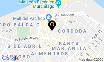 Mapa de Centro Veterinario “ Velez ” en Manta
