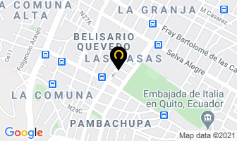 Mapa de Centro.ed.bilingue Cajita De Musica en Quito