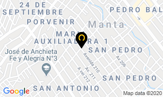 Mapa de Cesar Proaño- Servicio Ejecutivo en Manta