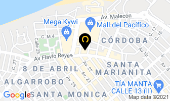 Mapa de Chiquiven´s en Manta