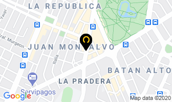 Mapa de ClÍnica De Ortodoncia Cabezas en Quito