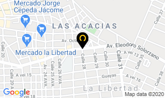 Mapa de Clínica Ajoy en La Libertad