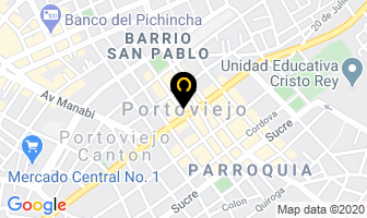Mapa de Clínica De Diabetes Y Pie Diabetico en Portoviejo