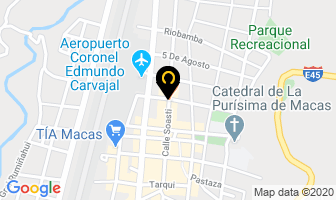 Mapa de Clinica De Especialidades Santa Fe en Macas