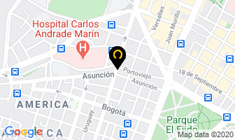 Mapa de Clinica De Salud Bucal en Quito