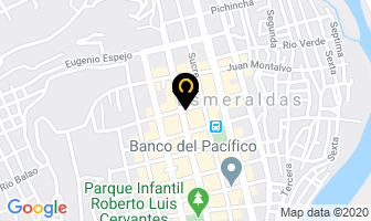 Mapa de Clinica Dental en Esmeraldas