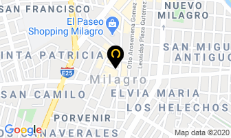 Mapa de Clinica Dental Gonzalez en Milagro