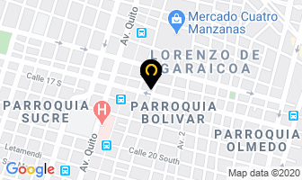Mapa de Clinica Dental Moderna en Milagro