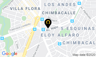 Mapa de Clinica Nueva Clinica Bolivar en Quito