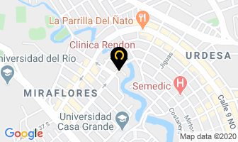 Mapa de Clínica Rendón en Guayaquil