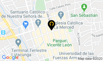 Mapa de Clínica San Agustín en Latacunga