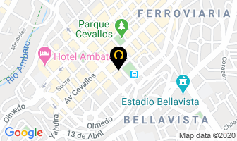 Mapa de Clinica Tungurahua en Ambato